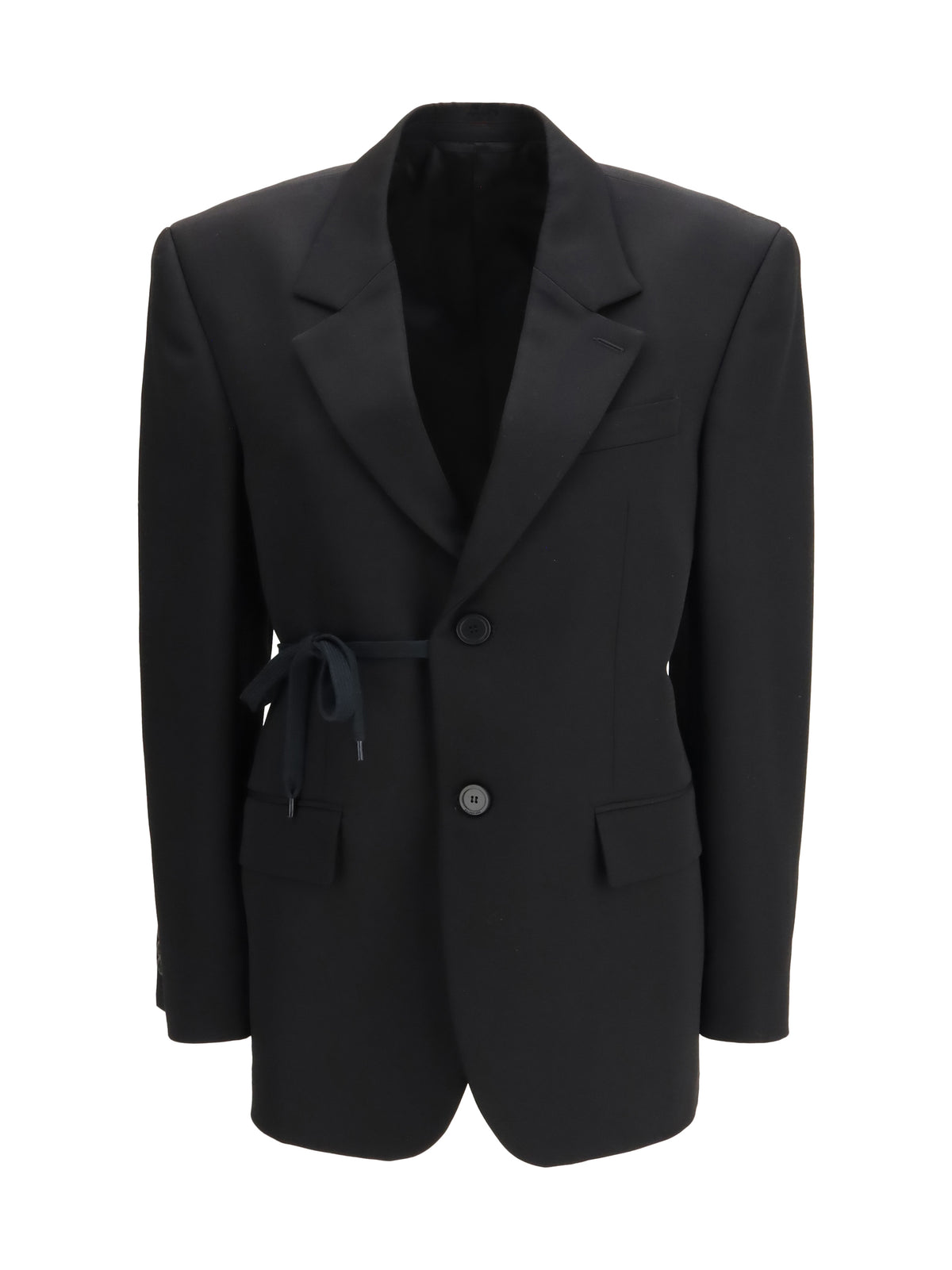 BALENCIAGA Balenciaga Women Barathea Wool Tailored Jacket