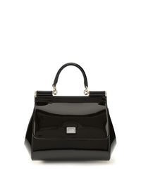 DOLCE & GABBANA Dolce & Gabbana Women Small Sicily Patent Leather Handbag