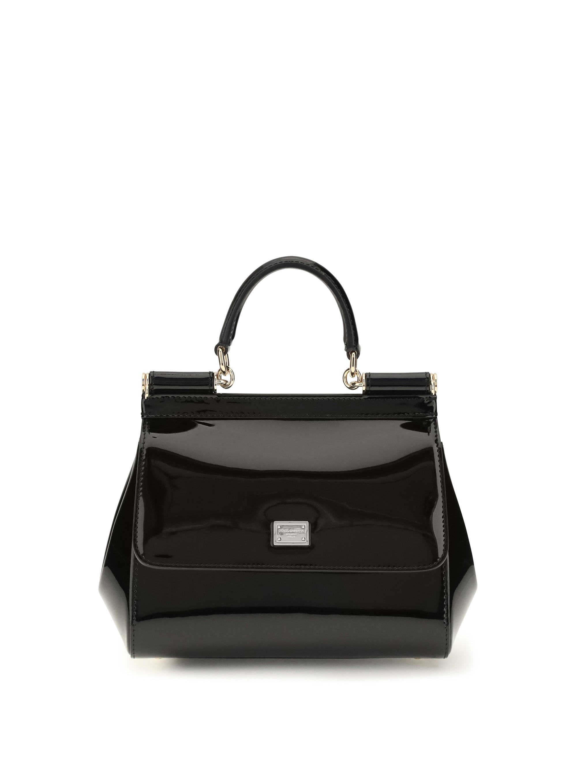 DOLCE & GABBANA Dolce & Gabbana Women Small Sicily Patent Leather Handbag