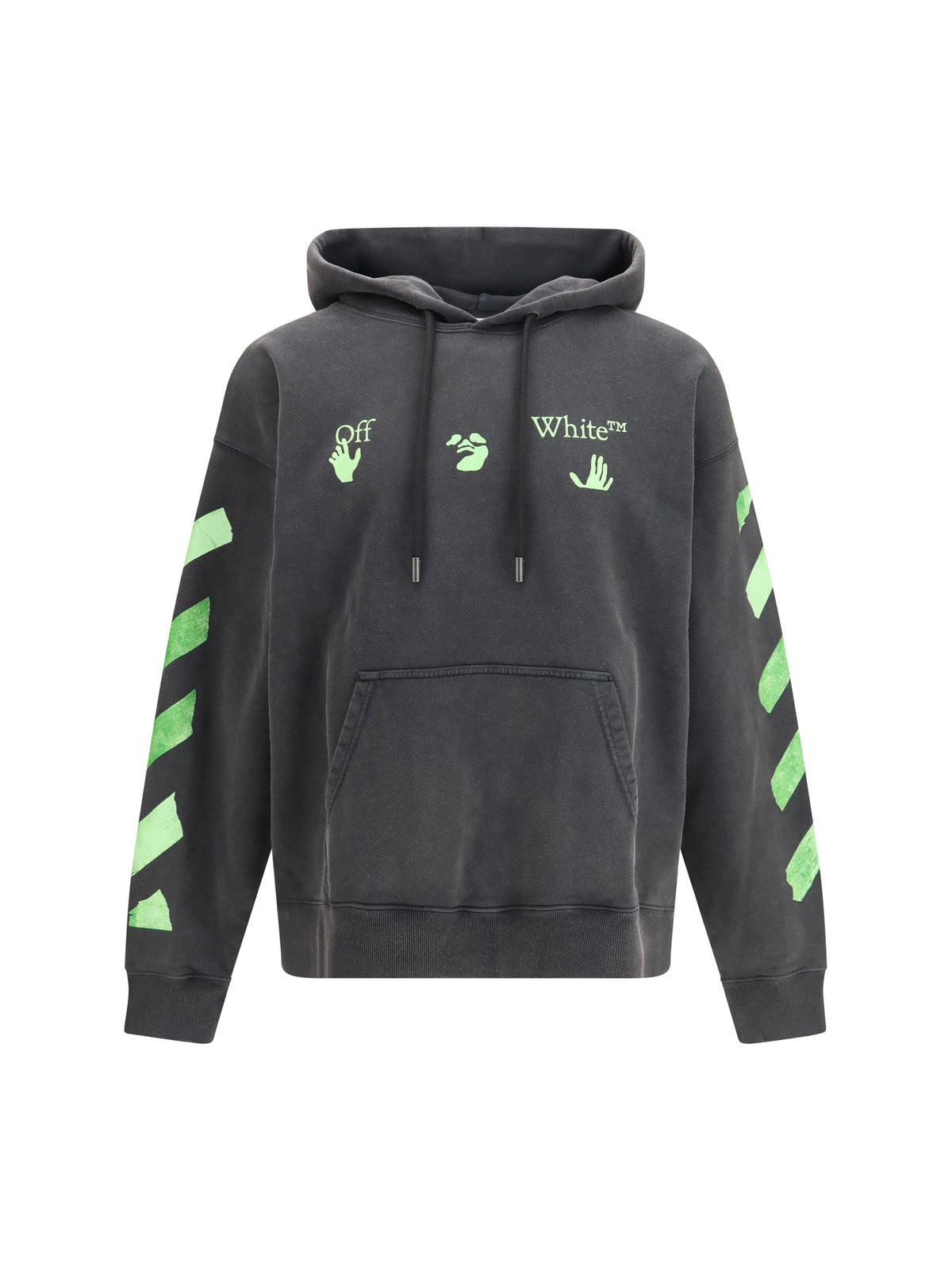OFF-WHITE Off-White Men Bacco Arrow Skate Hooded Sweatshirt
