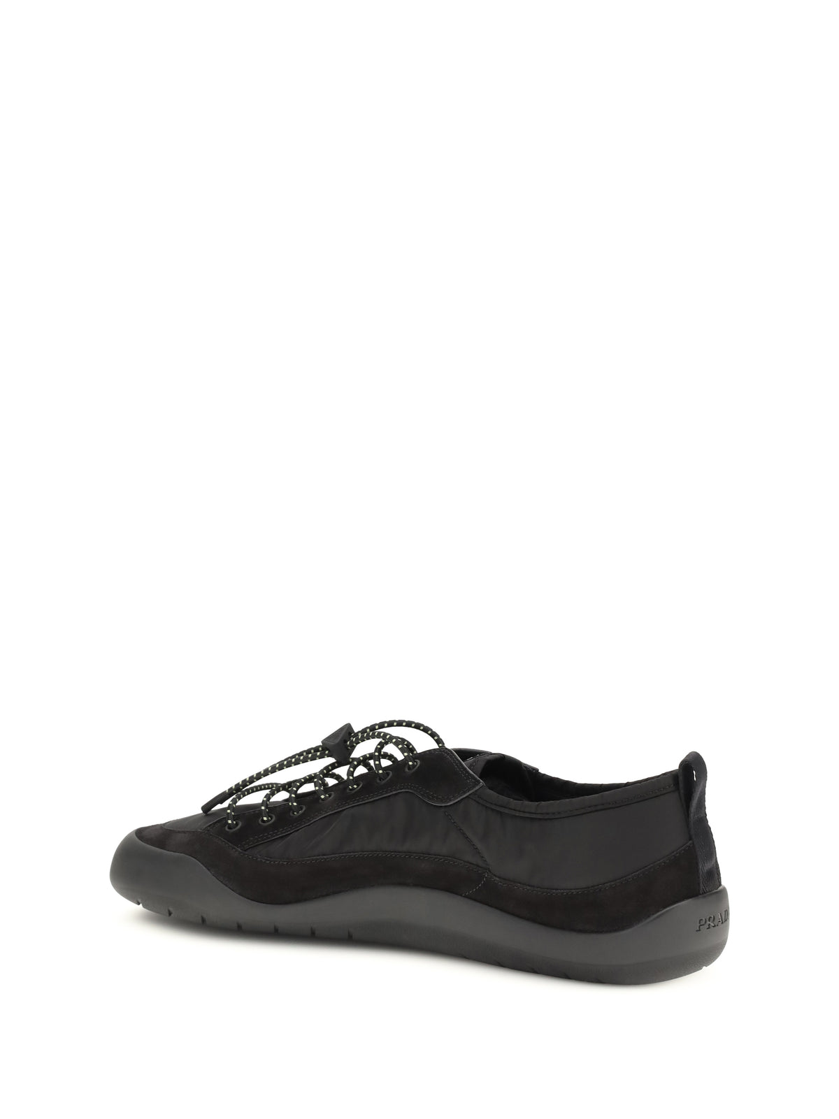 PRADA Prada Men Leather And Fabric Sneakers