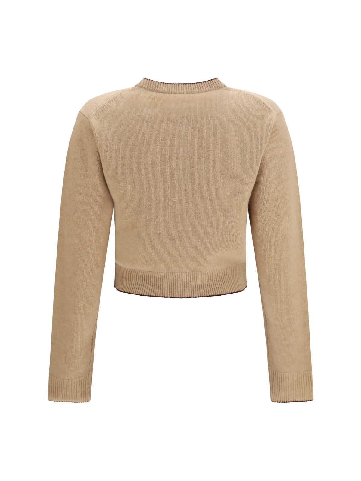 CHLOÉ Chloé Women Fitted Logo Cardigan In Wool And Cashmere