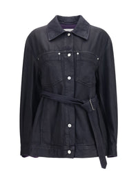 DRIES VAN NOTEN Dries Van Noten Women Cropped Cotton Jacket With Belt