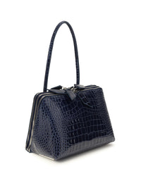 The Attico Women L’Altra Di Milano Crocodile-Effect Shoulder Bag