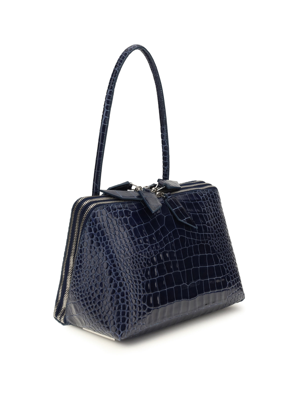 The Attico Women L’Altra Di Milano Crocodile-Effect Shoulder Bag