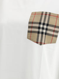 BURBERRY Burberry Women Archive Check Pocket T-Shirt