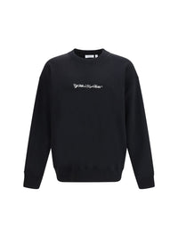 Off-White Men Script Arrow Crewneck Sweatshirt