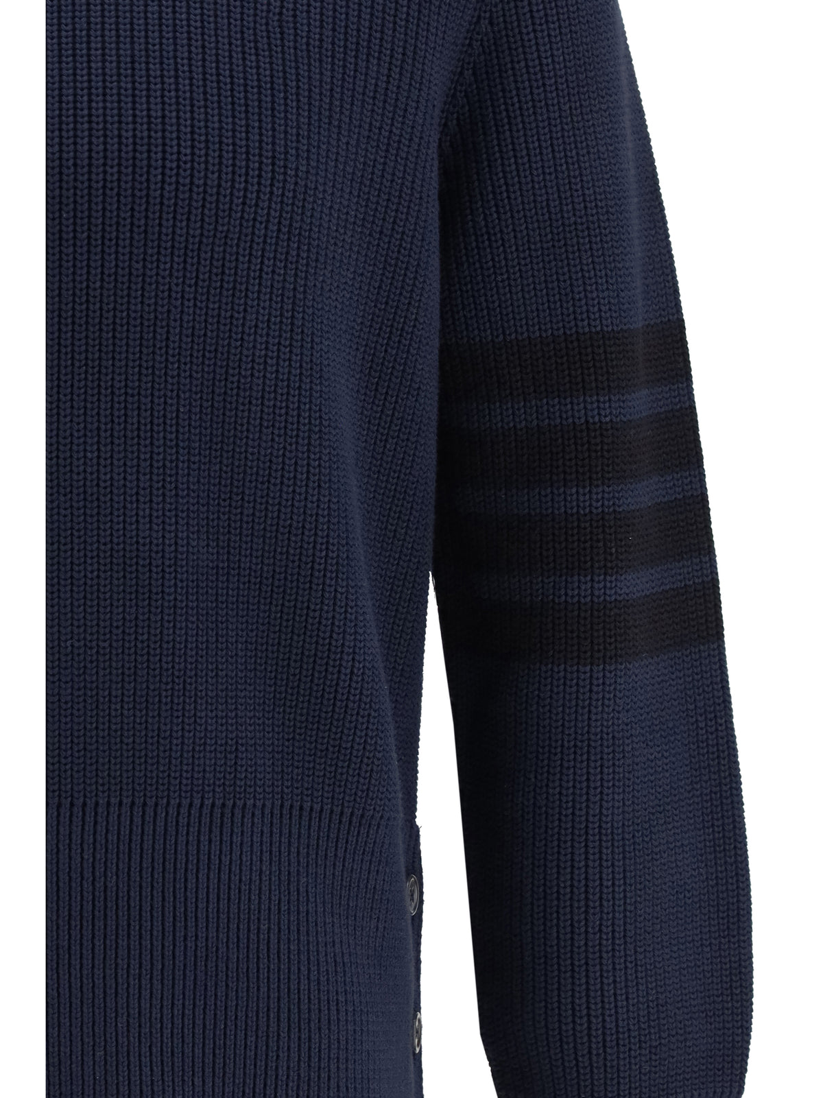 Thom Browne Men Cotton Crewneck Sweater