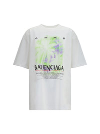BALENCIAGA Balenciaga Women Printed Cotton T-Shirt