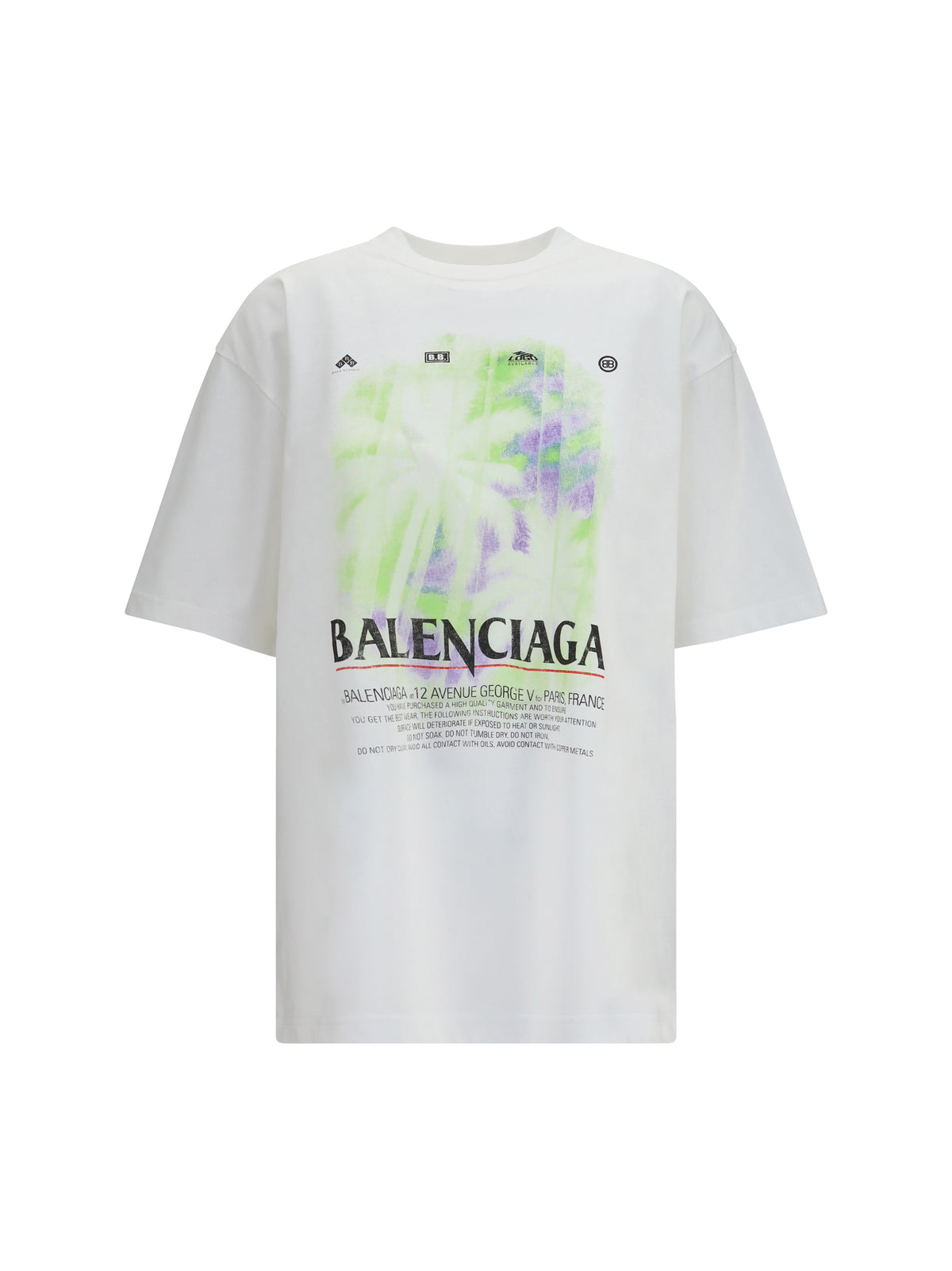 BALENCIAGA Balenciaga Women Printed Cotton T-Shirt