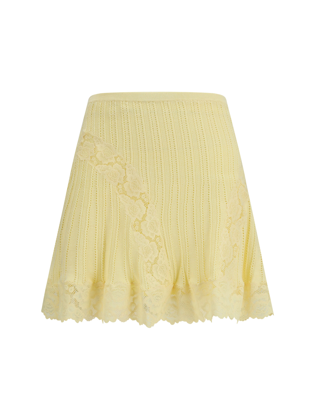SELF-PORTRAIT Self-Portrait Women Pointelle Knit Mini Skirt