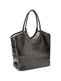 MIU MIU Miu Miu Women Ivy Leather Tote Bag