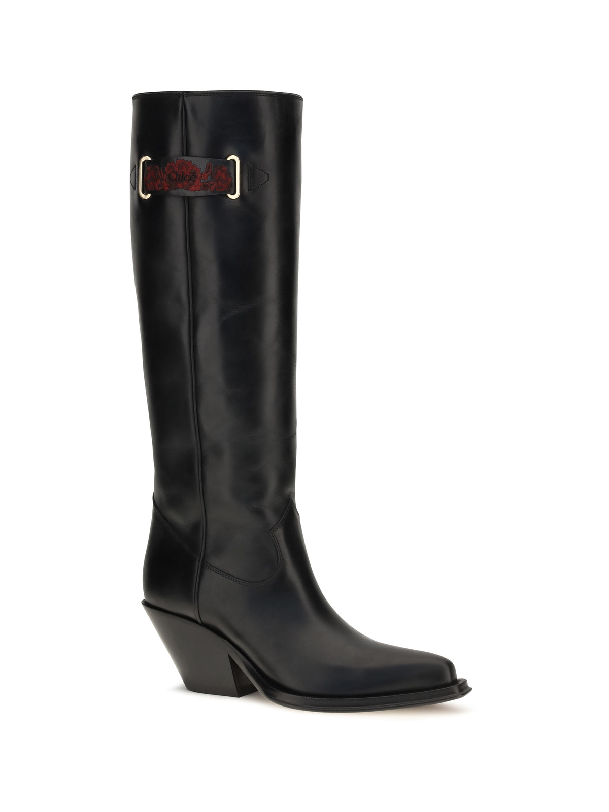 Chloé Women Azelan Over-The-Knee Leather Boots