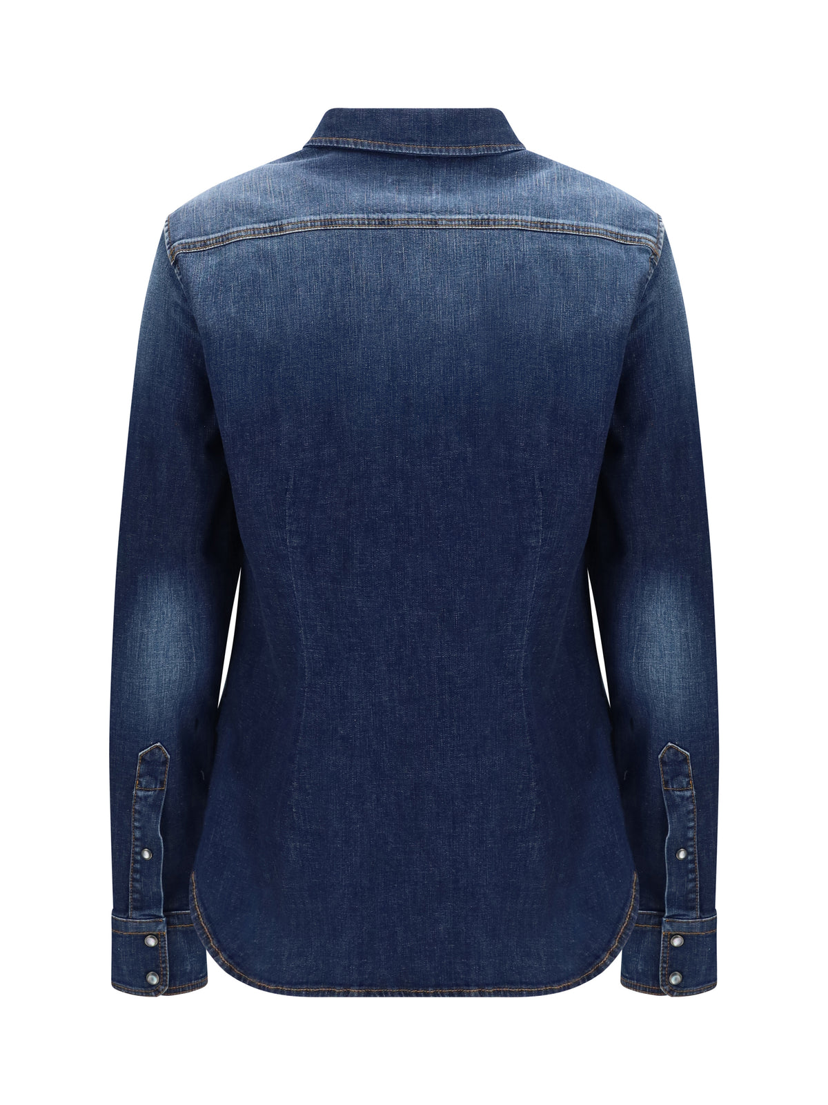 Jacob Cohen Women Lightweight Denim Western Long Sleeve Shirt