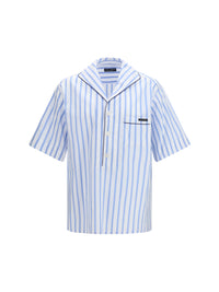 DOLCE & GABBANA Dolce & Gabbana Men Short-Sleeve Striped Shirt
