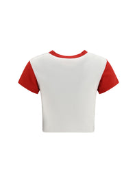 KENZO Kenzo Women Jumping Tiger Cropped Cotton T-Shirt