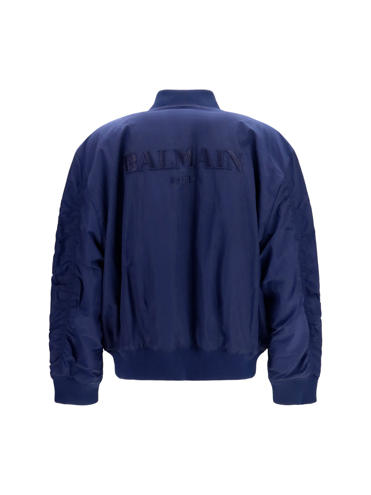 BALMAIN Balmain Men Nylon Bomber Jacket With Embroidered Back Logo