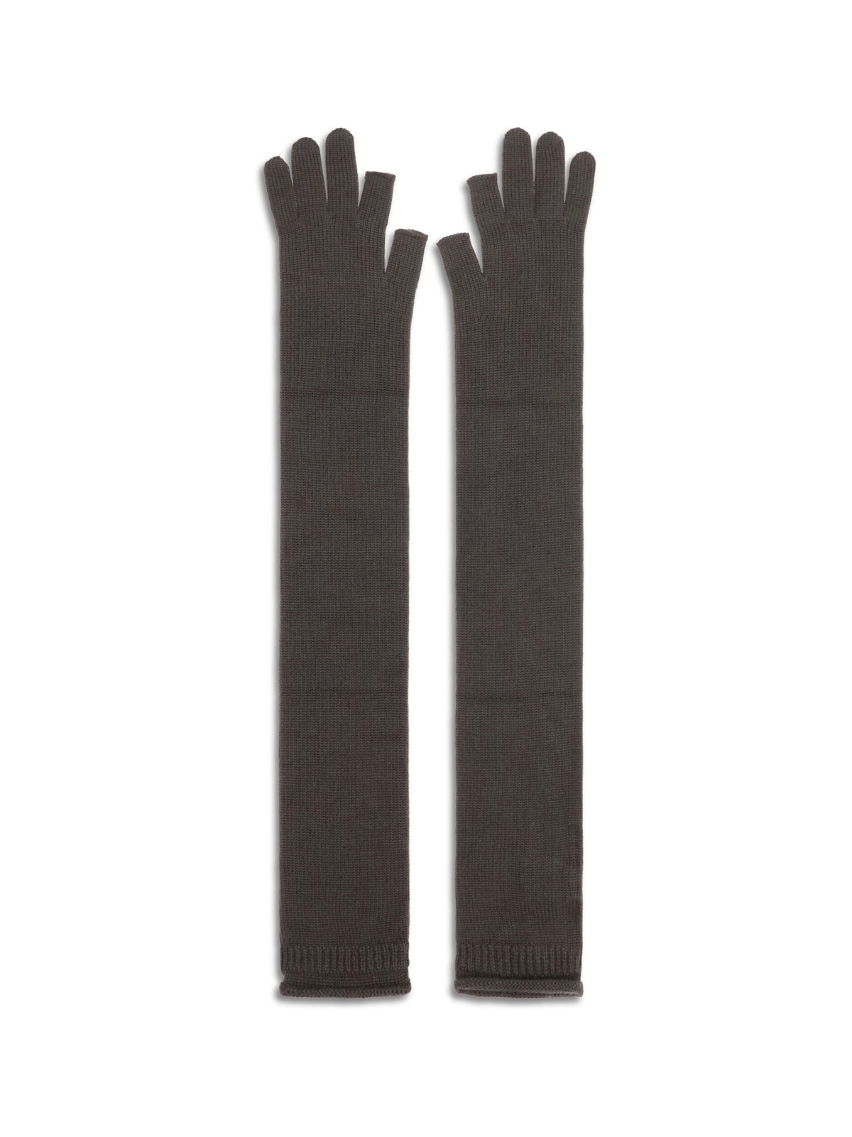 RICK OWENS Rick Owens Women Long Fingerless Wool Gloves