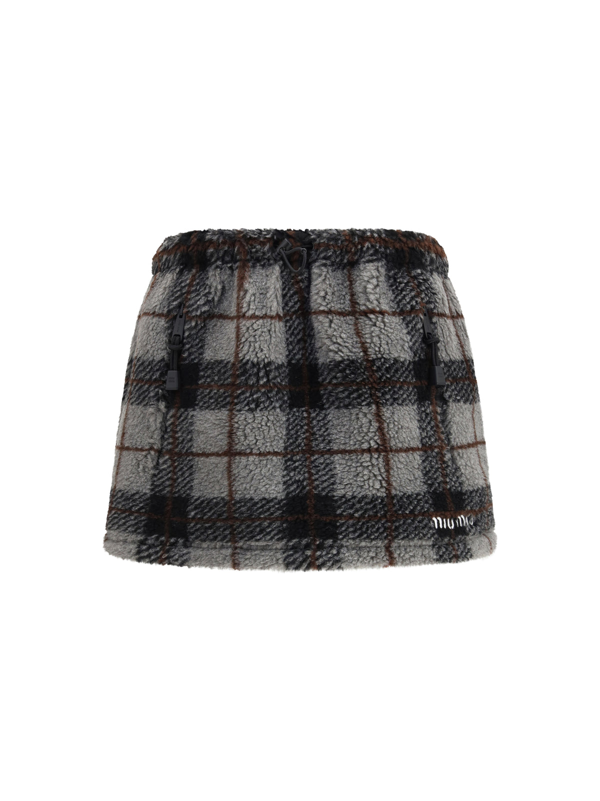 MIU MIU Miu Miu Women Check Mini Skirt