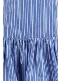 Ganni Women Striped Mini Balloon Skirt
