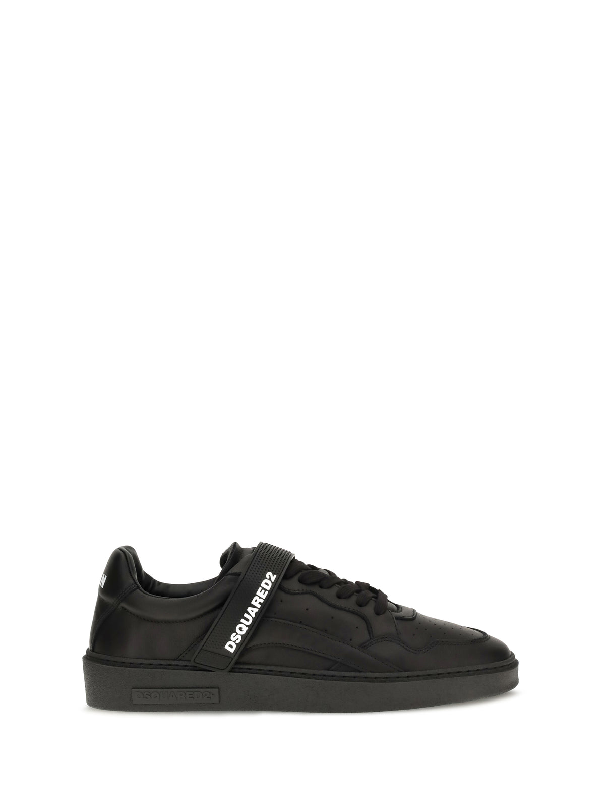 Dsquared2 Men Leather Strap Sneakers