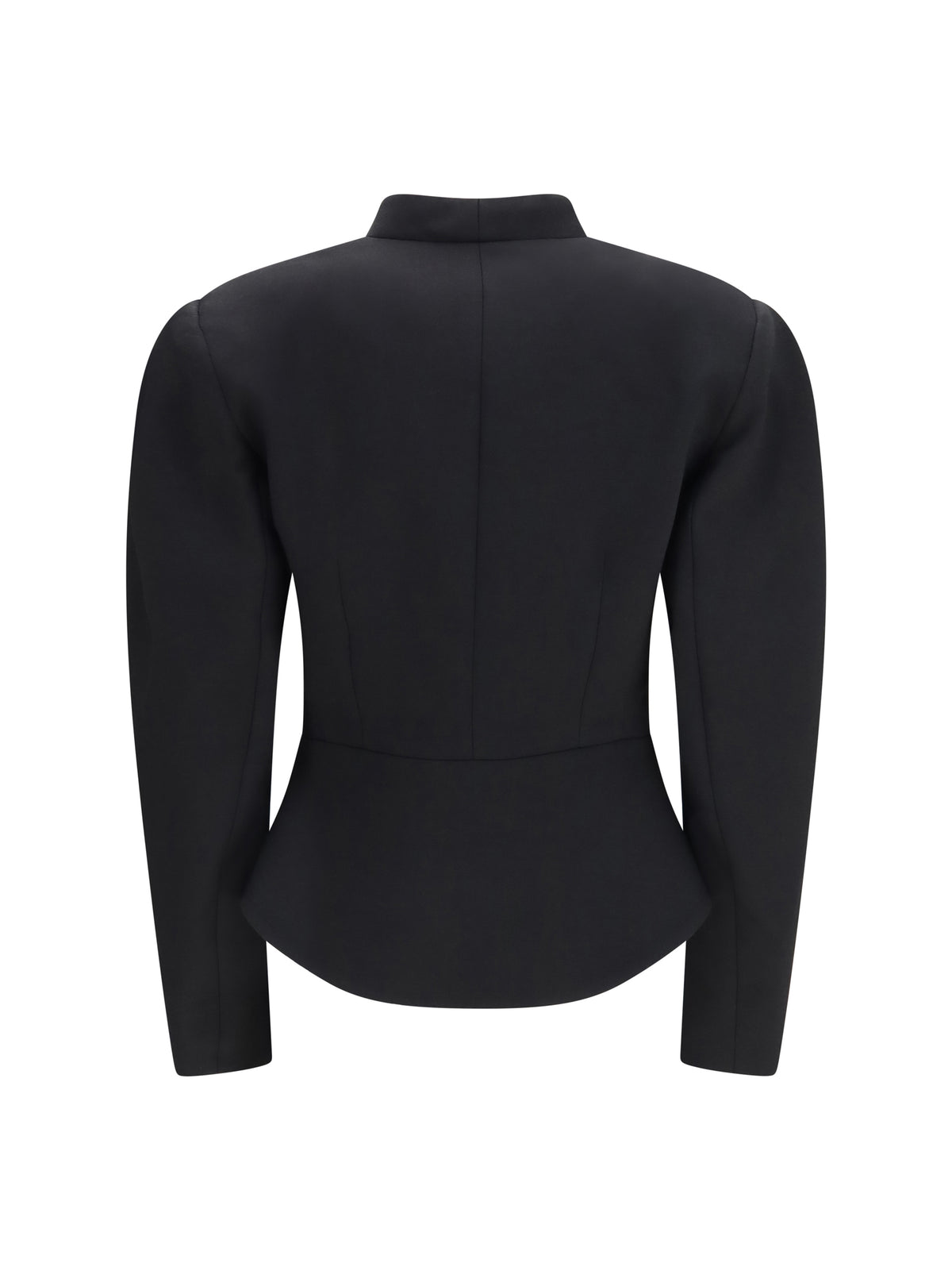 Nissa Women Tailored Wool-Blend V-Neck Jacket