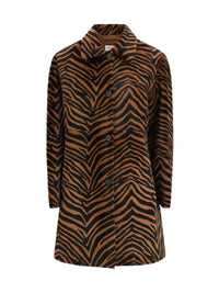 P.A.R.O.S.H. Women Leopard Print Coat
