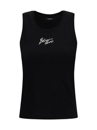 BALMAIN Balmain Women Paris Brush Print Tank Top