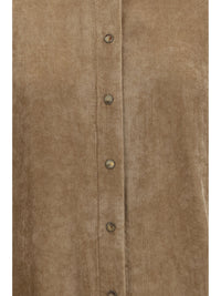 BRUNELLO CUCINELLI Brunello Cucinelli Women Snap-Button Shirt In Cashmere Blend