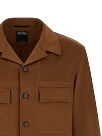 ZEGNA Zegna Men Oasis Cashmere Overshirt