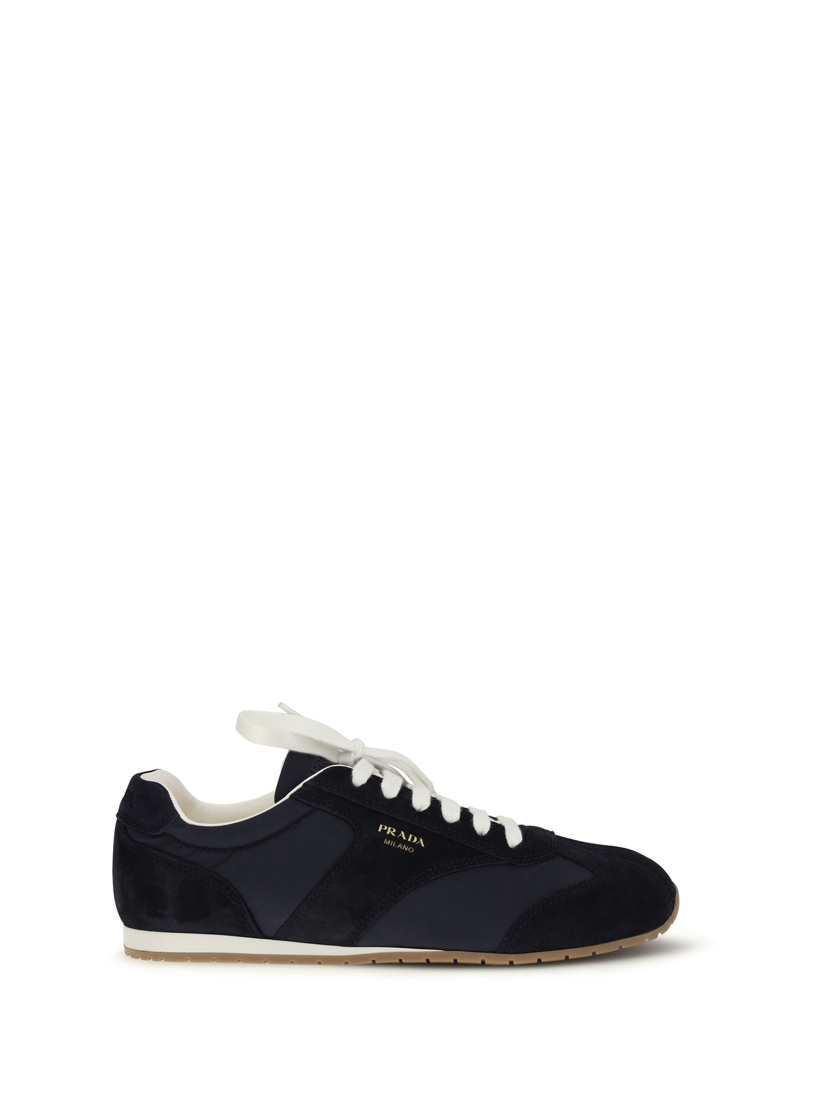 PRADA Prada Men Suede And Fabric Sneakers
