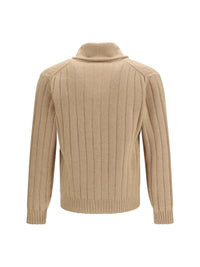 Brunello Cucinelli Men Ribbed Cashmere Cardigan