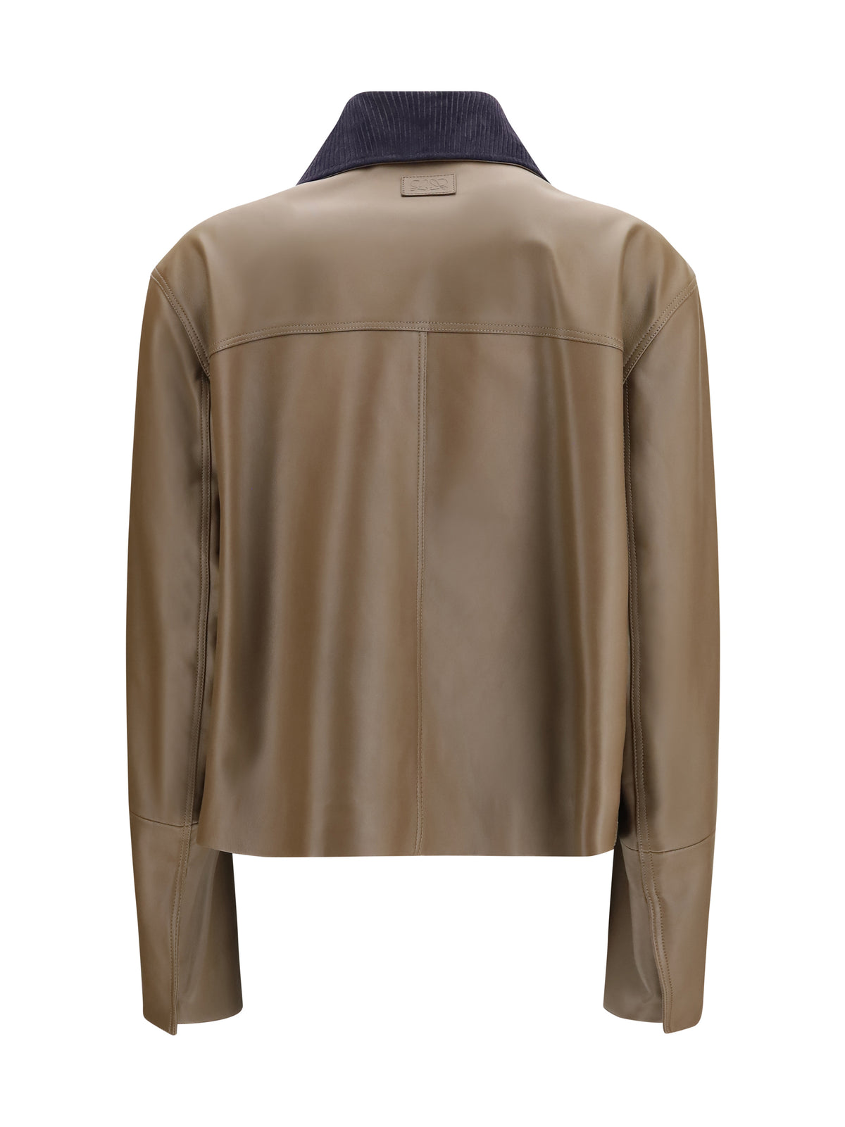 Loewe Women Cropped Nappa Leather Jacket
