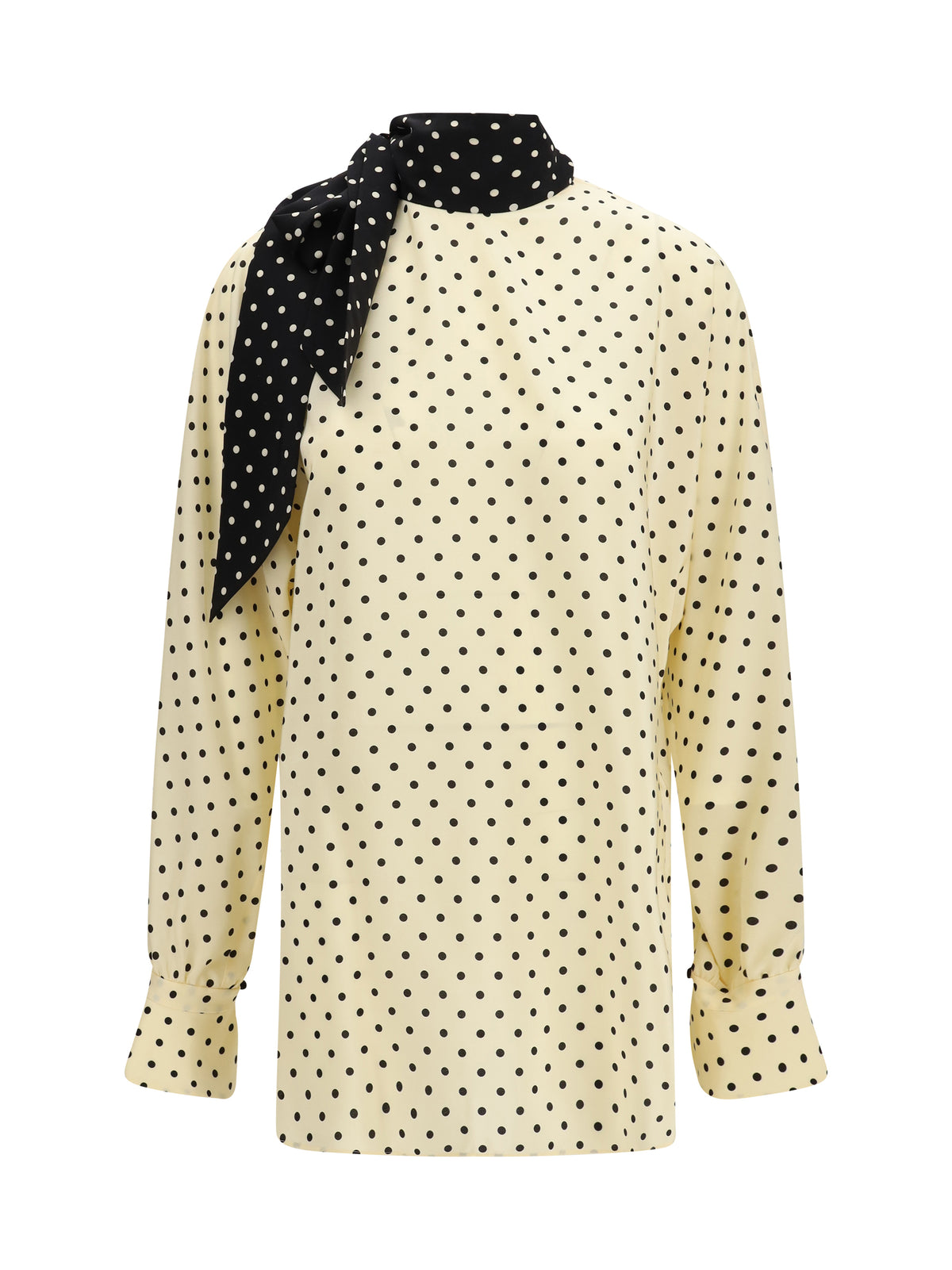 VALENTINO Valentino Women Polka Dot Blouse With Side Bow