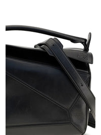 LOEWE Loewe Men Large Paper-Effect Calfskin Puzzle Handbag