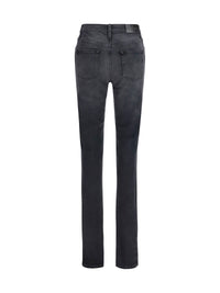 GUCCI Gucci Women Skinny Washed Cotton Denim Jeans