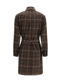 BURBERRY Burberry Women Check Cotton Shirt Dress