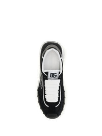 DOLCE & GABBANA Dolce & Gabbana Men Dg Logo Leather Sneakers