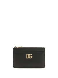 DOLCE & GABBANA Dolce & Gabbana Women Leather Card Holder With Logo