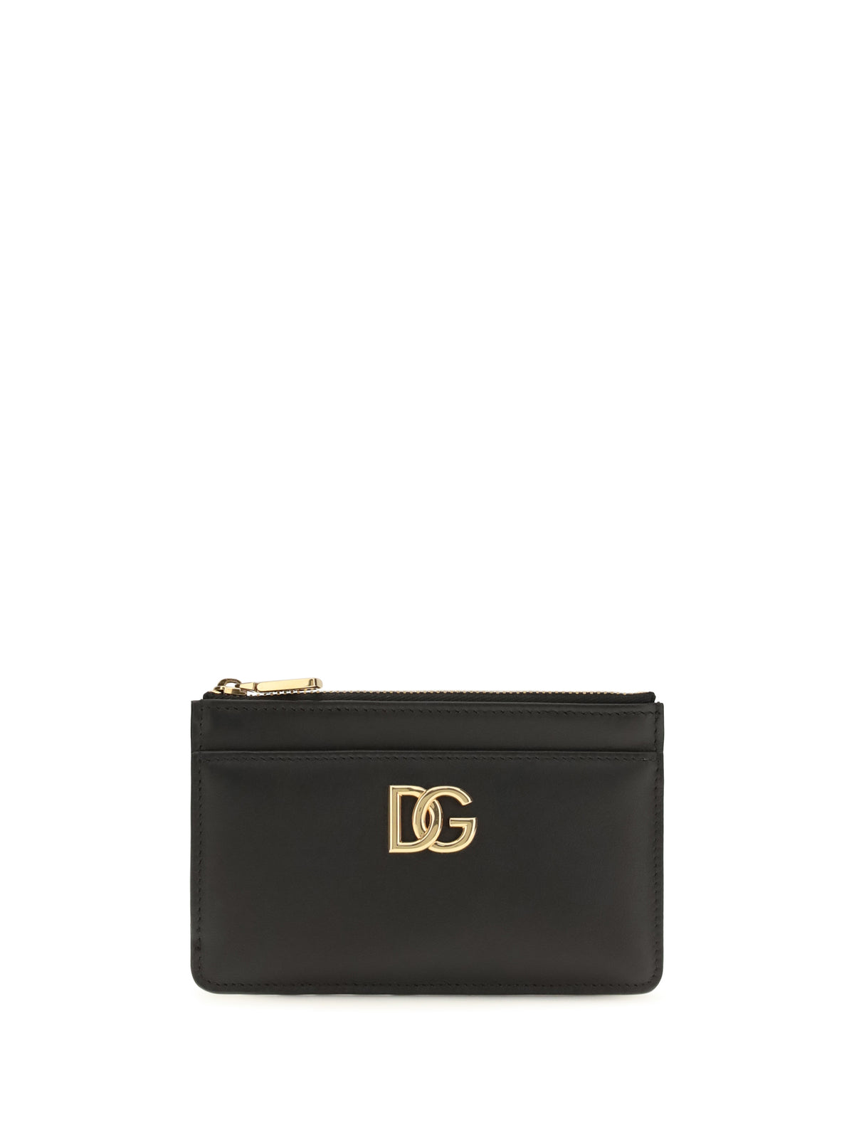 DOLCE & GABBANA Dolce & Gabbana Women Leather Card Holder With Logo