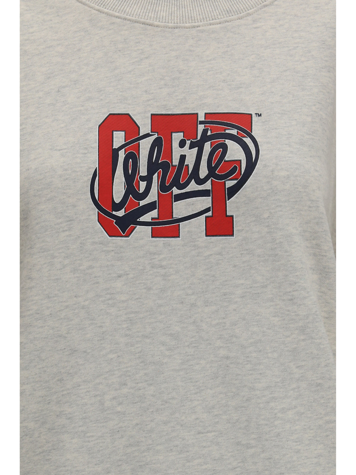 OFF-WHITE Off-White Women Off College Crewneck Sweatshirt