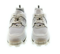 Emporio Armani Emporio Armani Men's White Mixed-Material Chunky Trail Sneakers-10