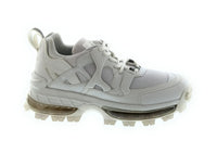 Emporio Armani Emporio Armani Men's White Mixed-Material Chunky Trail Sneakers-10