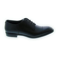 Emporio Armani Emporio Armani Men's Black Leather Cap-Toe Oxford Dress Shoes-11