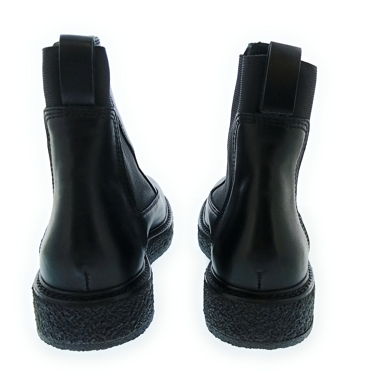Emporio Armani Emporio Armani Men's Black Leather Chelsea Ankle Boots-