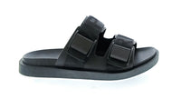 Emporio Armani Emporio Armani Men's Black Double-Strap Logo Sport Sandals-
