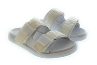 Emporio Armani Emporio Armani Men's White Double-Strap Logo Sport Sandals-
