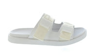 Emporio Armani Emporio Armani Men's White Double-Strap Logo Sport Sandals-