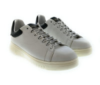 Emporio Armani Emporio Armani Men's White Black Icon-Lace Low-Top Sneakers-10