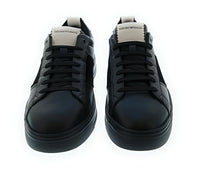 Emporio Armani Emporio Armani Men's Black Contrast-Panel Low-Top Sneakers-10